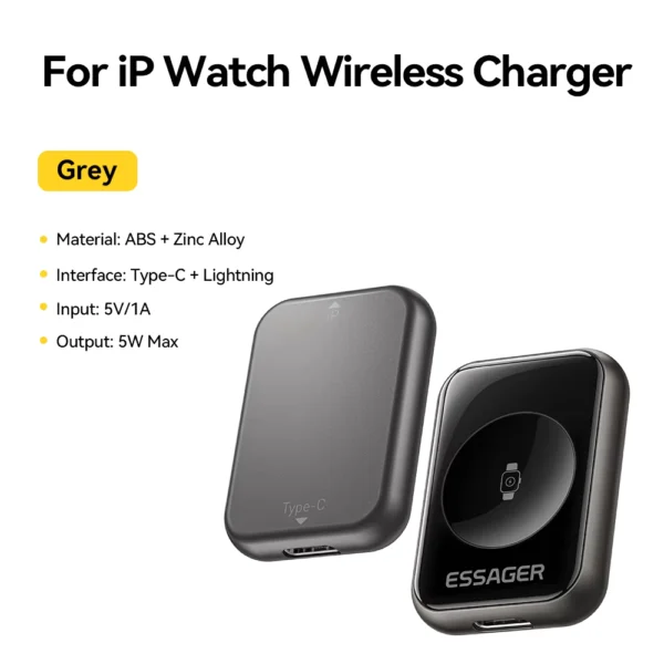Essager Magnetic Wireless Watch Charger for Apple Watch Series