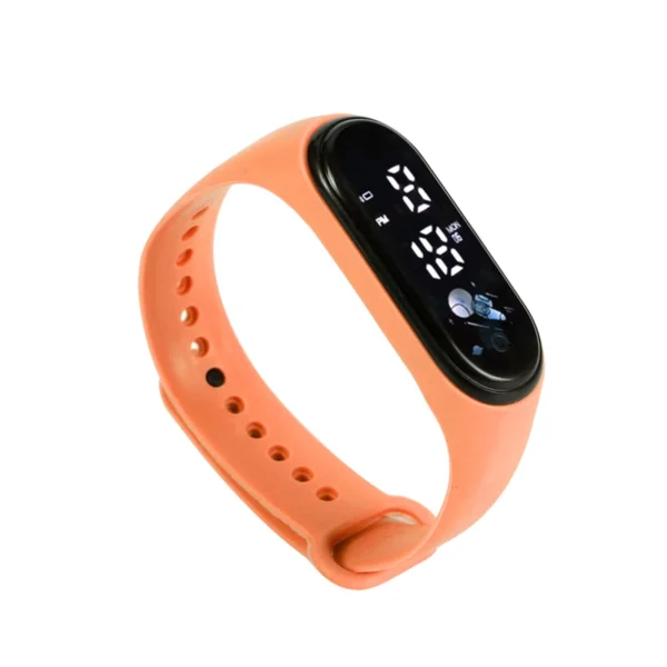 Kawaii Kids Digital Sports Watch with Adjustable Silicone Band