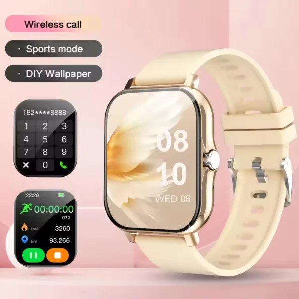 Lenovo 1.83in Waterproof Sports Smartwatch for iOS Android