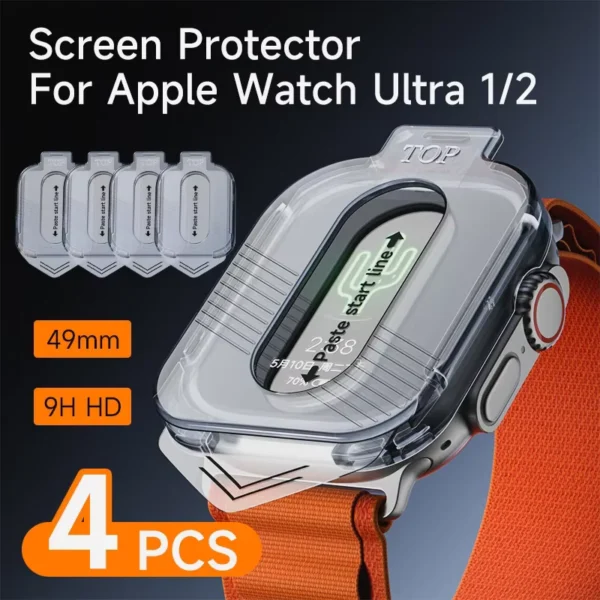9H Tempered Glass Screen Protector for Apple Watch Ultra 49mm