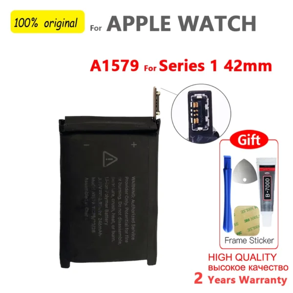 Replacement Battery for Apple Watch Series SE 1-10 Various Sizes