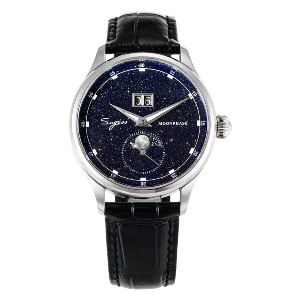 Sugess S401 Moonphase Automatic Watch 41mm Stainless Steel