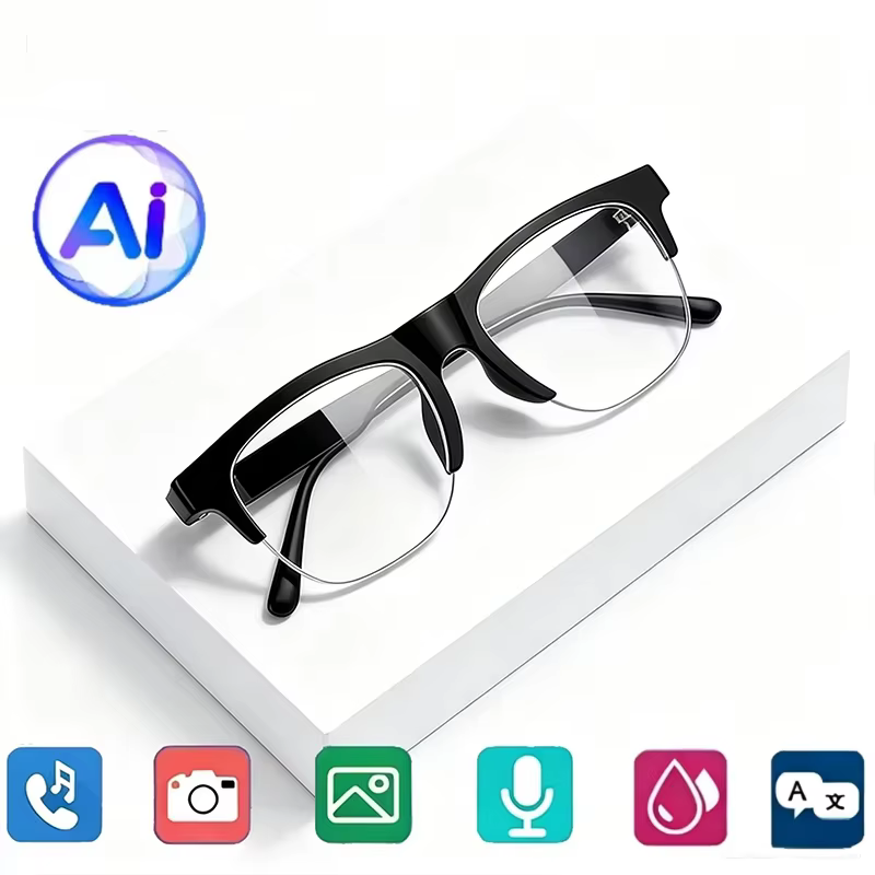 D12 Bluetooth Audio Smart Glasses with AI Voice Assistant