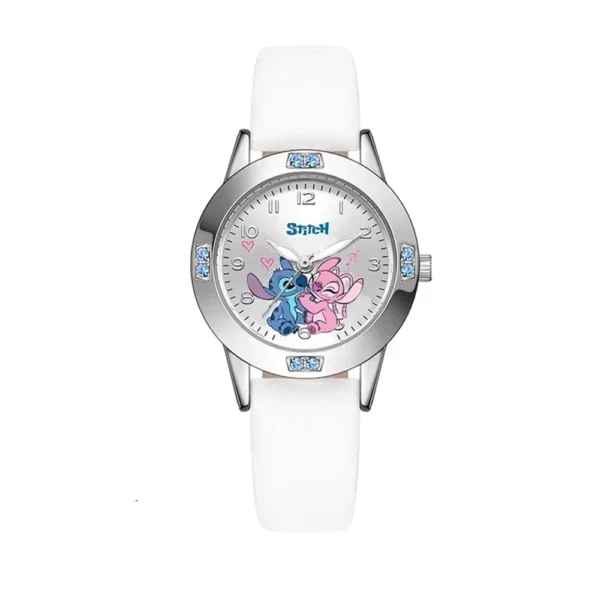 Disney Stitch Women's Quartz Watch with Leather Strap