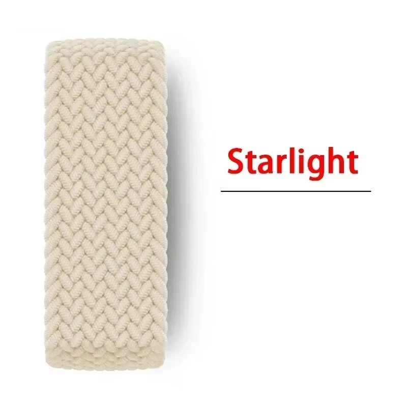 Braided Stretch Nylon Solo Loop Strap for Apple Watch