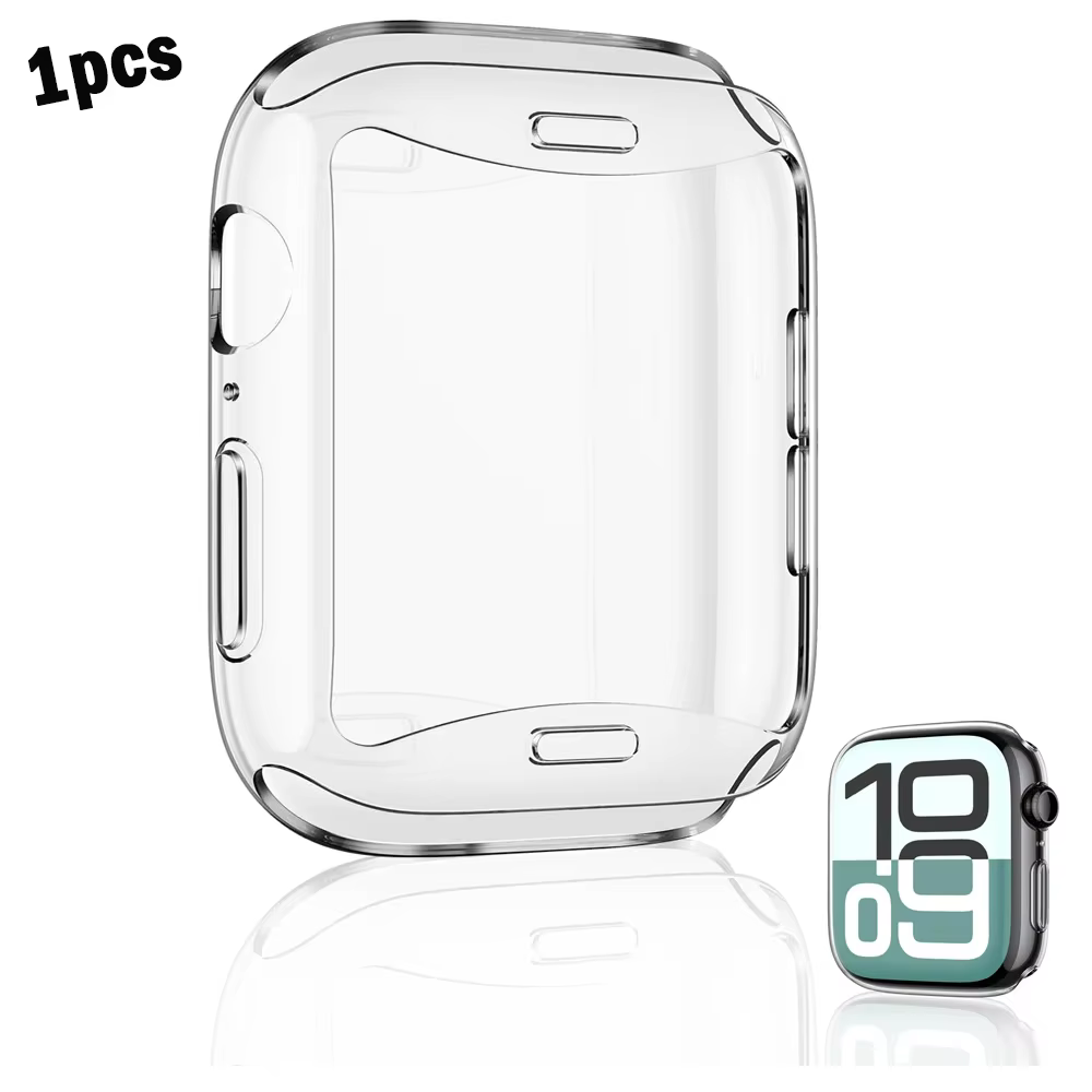 Transparent TPU Case with Screen Protector for Apple Watch product image