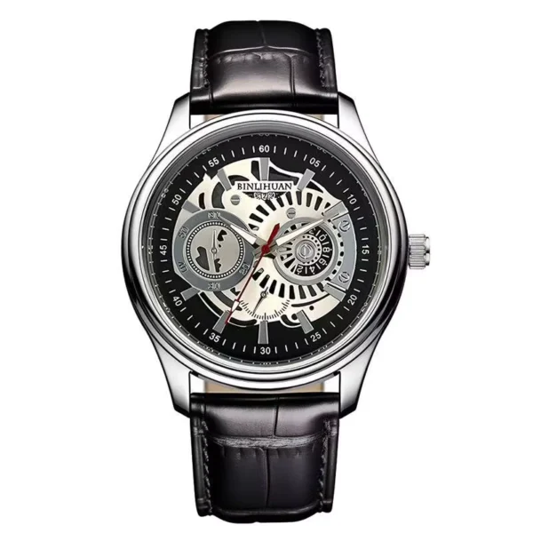Men's Classic Minimalist Waterproof Leather Watch