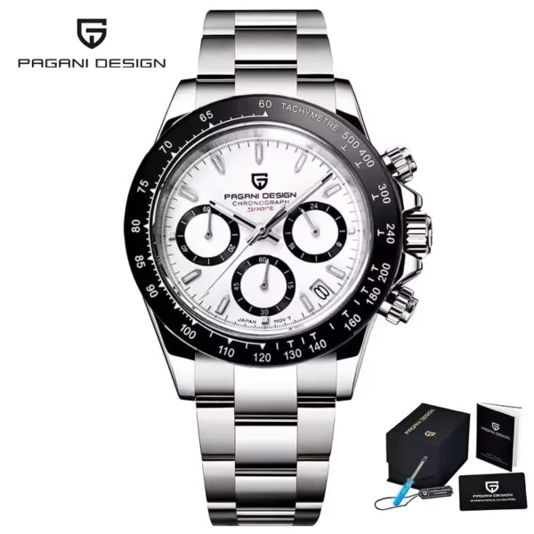 PAGANI DESIGN PD1644 Luxury Stainless Steel Quartz Watch