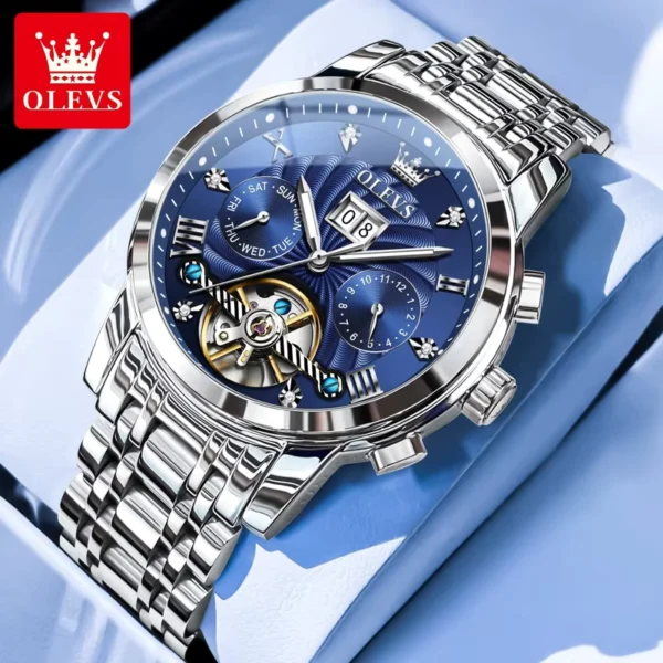 OLEVS 9910 Men's Luxury Mechanical Watch Waterproof