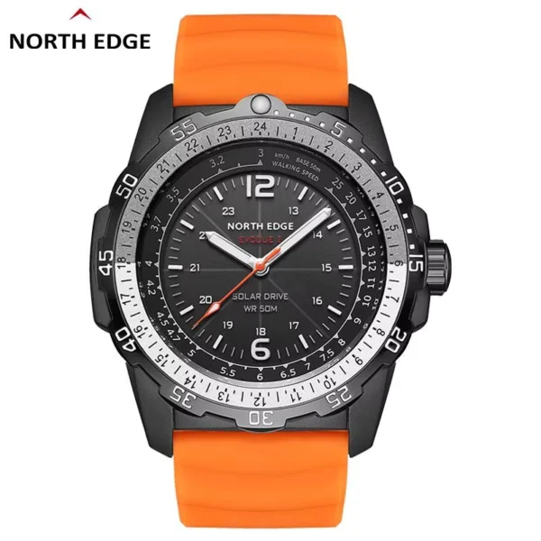 NORTH EDGE EVOQUE 2 Solar-Powered Digital Men’s Military Watch