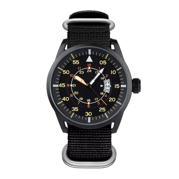 ADDIESDIVE Men's Luminous Nylon Strap Quartz Watch