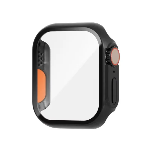 Upgrade Ultra 49mm Frame Case with Tempered Glass Cover