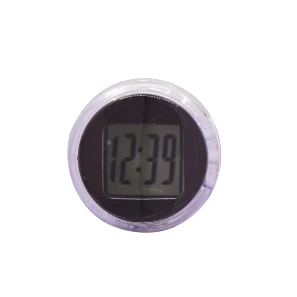 Mini Waterproof Motorcycle Handlebar Clock with Adhesive Mount