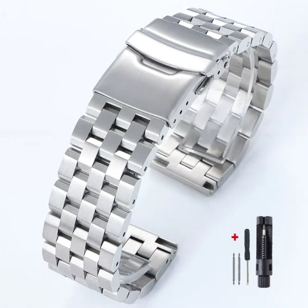 Stainless Steel Watch Strap 18-26mm Metal Bracelet