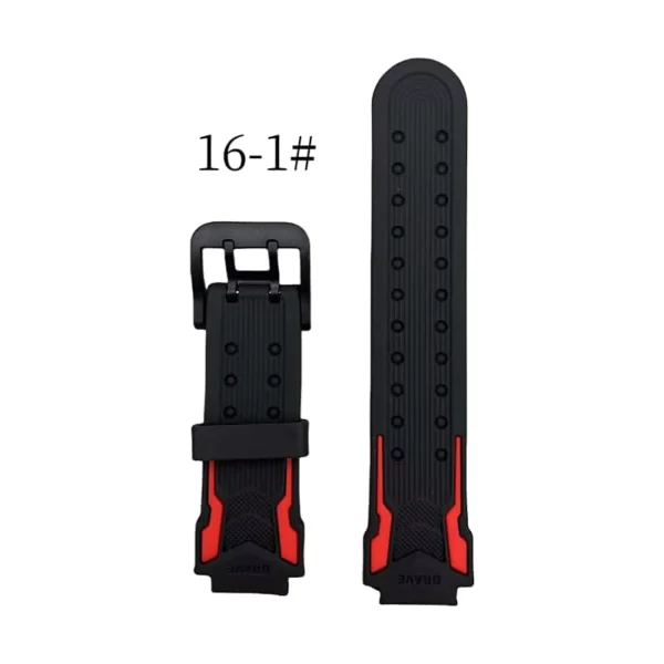 16mm Silicone Adjustable Kids Smart Watch Band Waterproof