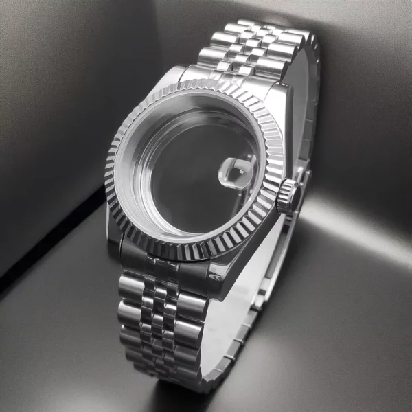 316L Stainless Steel Sapphire Glass Watch Case 36-41mm