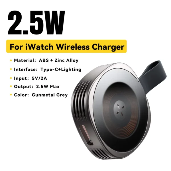 Essager Magnetic Wireless Charger for Apple Watch Series 1-8 Ultra