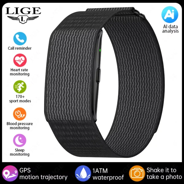 LIGE H59MAX AI Health Smart Fitness Tracker Watch