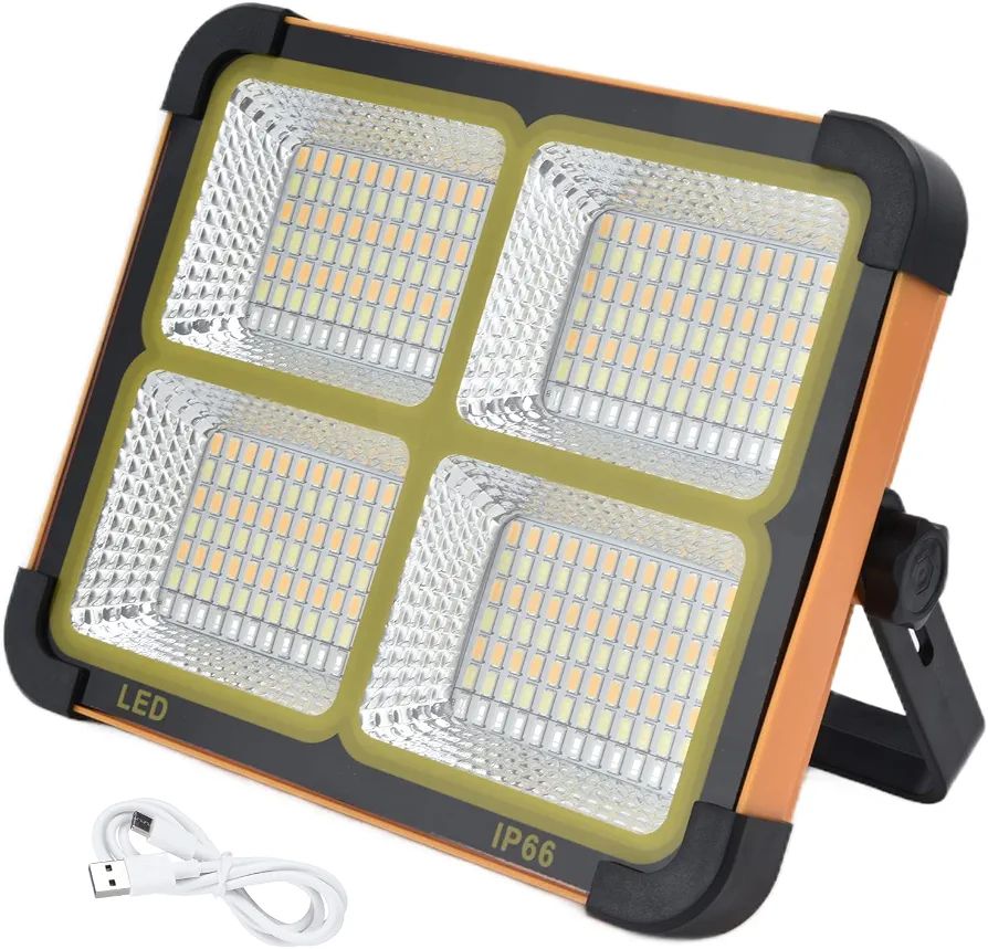 Portable 300W Solar LED Work Light IP66 Waterproof