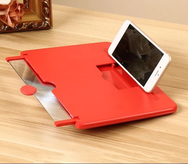 Foldable 3D Mobile Phone Screen Magnifier Stand