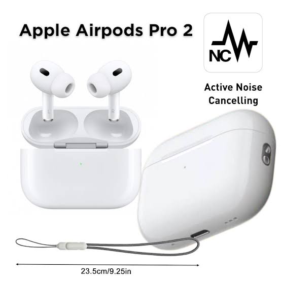 Master Quality AirPods Pro 2 White with Active Noise Cancellation