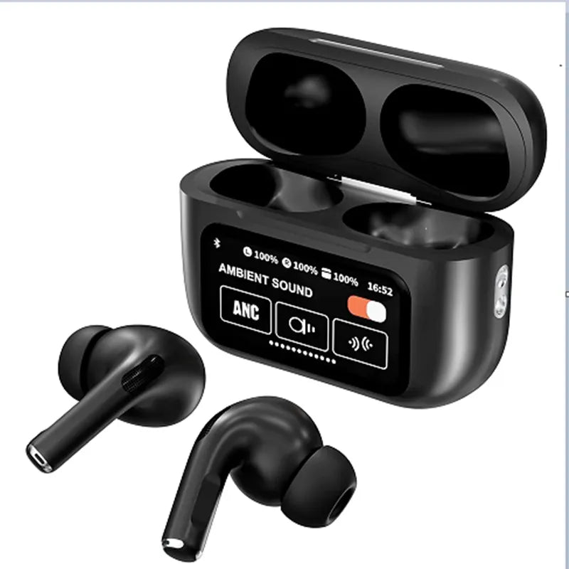 A9 LCD Display Wireless Bluetooth Earbuds with Touch Control