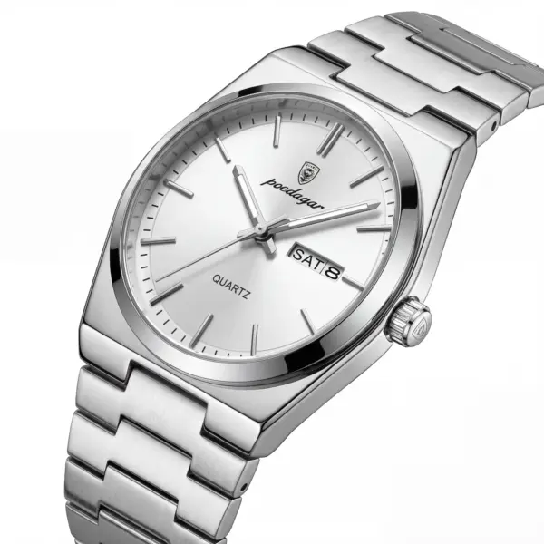 Premium Stainless Steel Quartz Watch PRX Style Elegant Timepiece