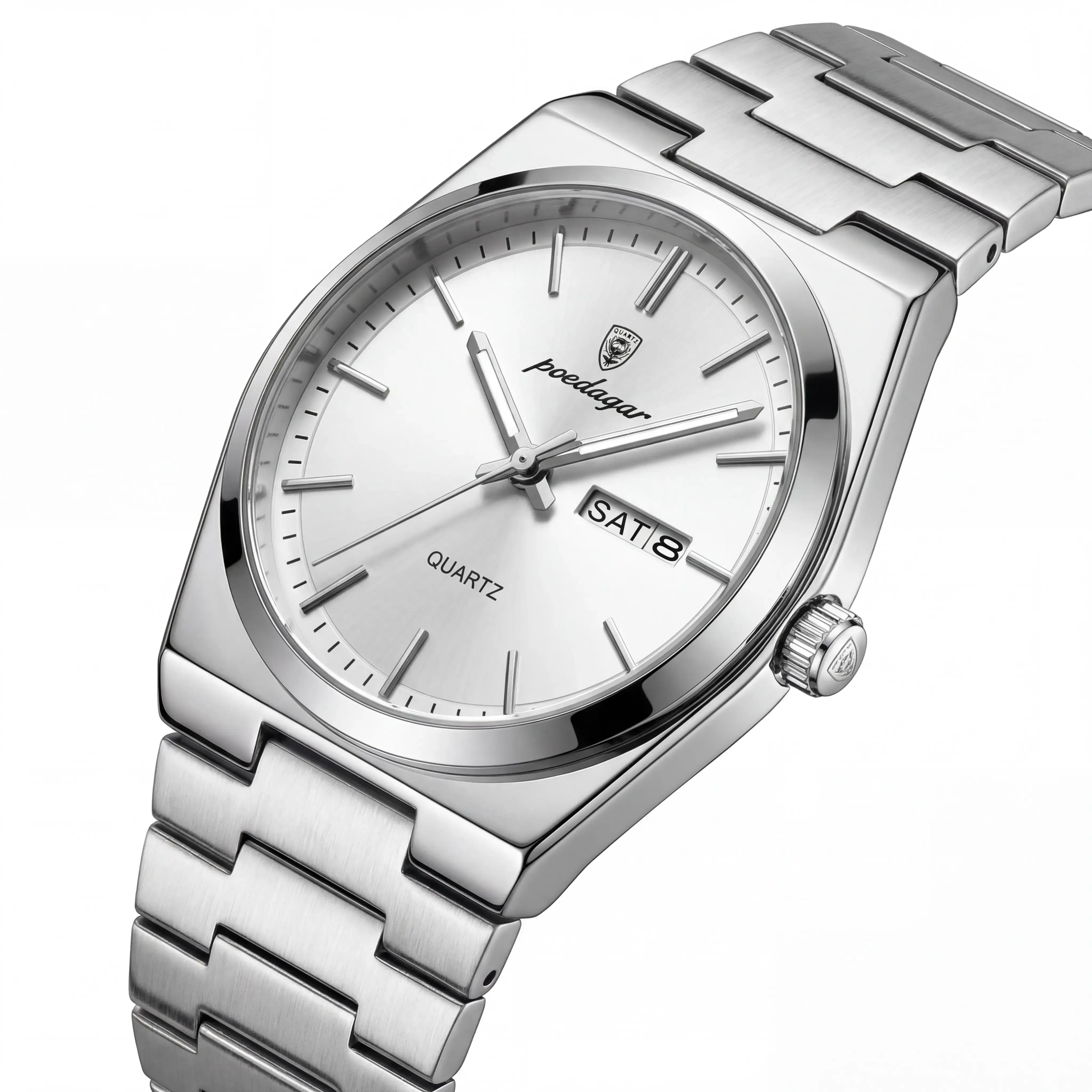 Premium Stainless Steel Quartz Watch PRX Style Elegant Timepiece