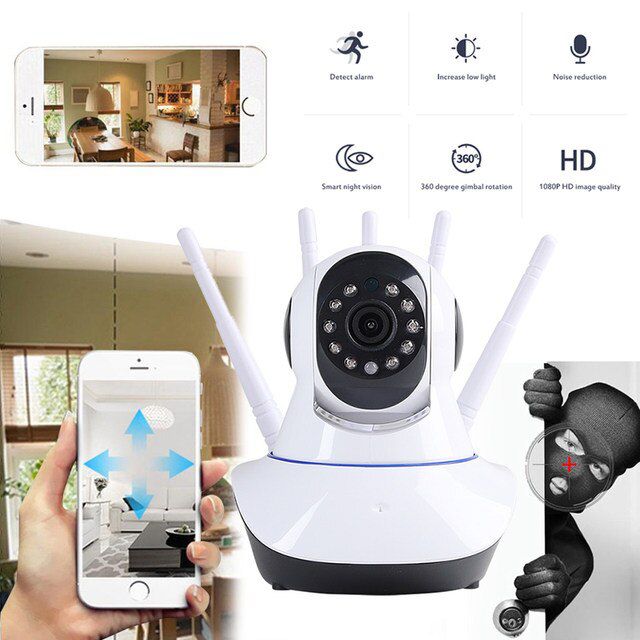 Speed-X 5 Antenna Night Vision 1080p Security Camera
