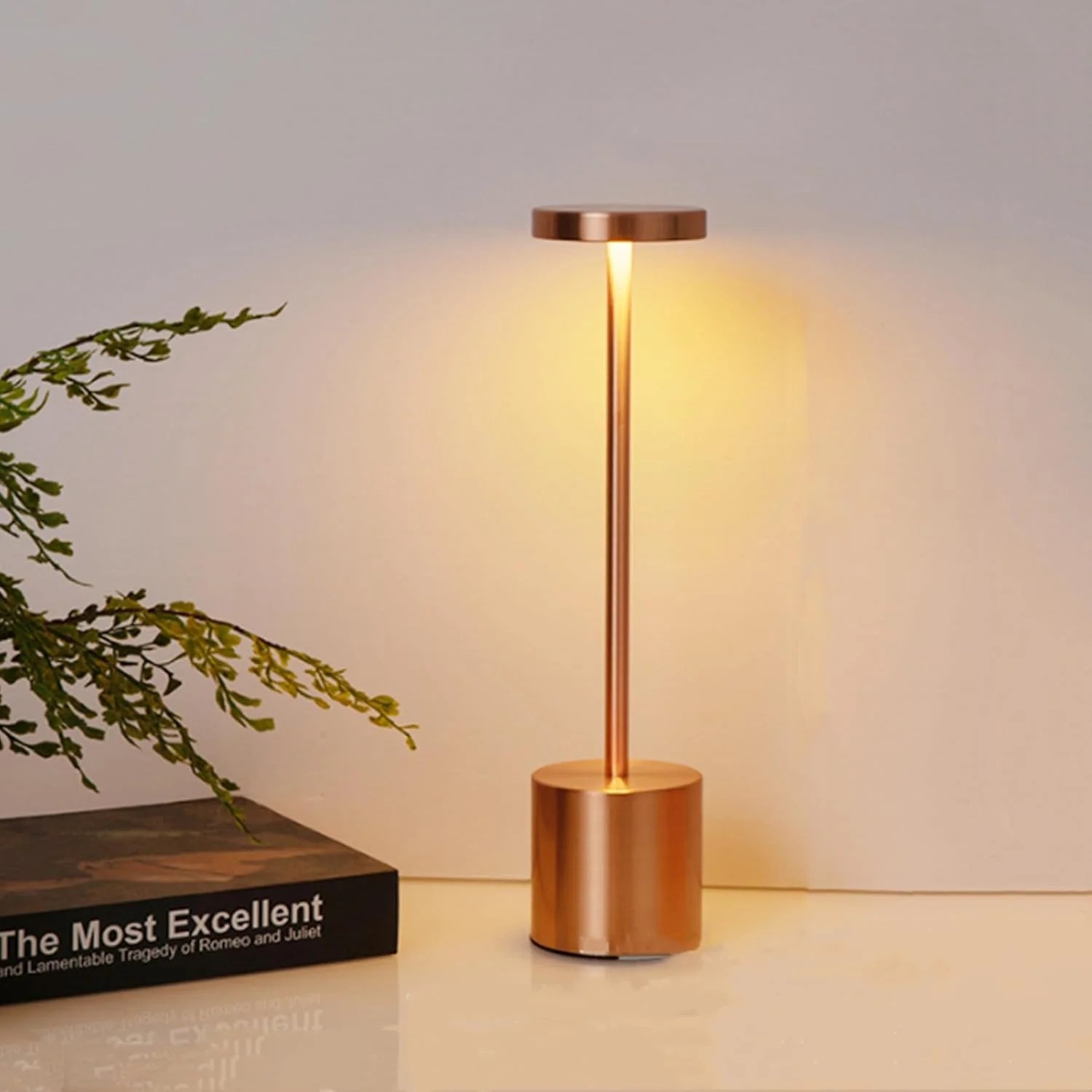 USB Rechargeable LED Desk Lamp with 3 Color Modes