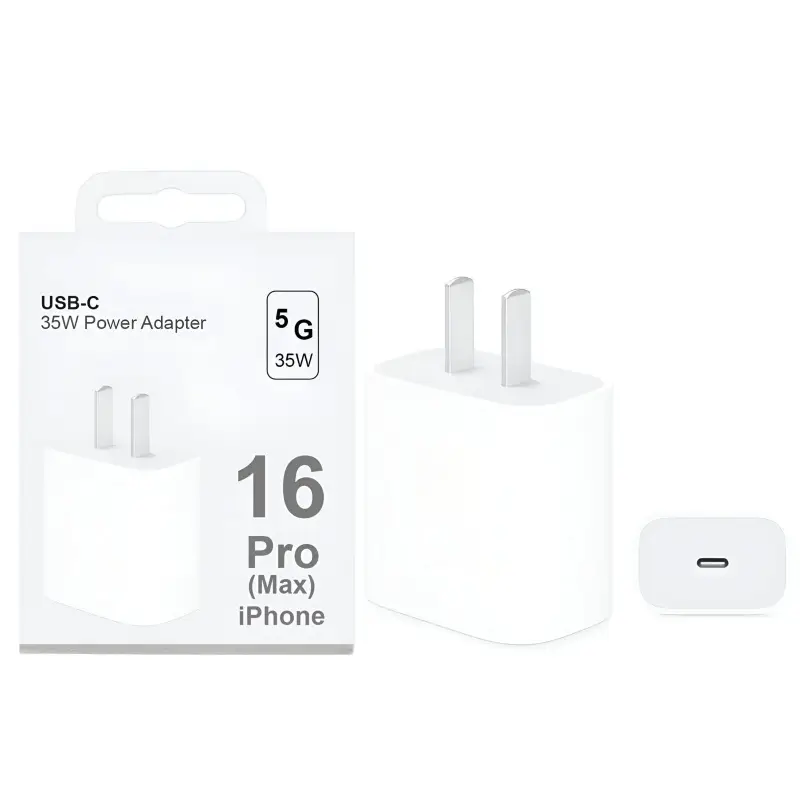 35W USB-C PD 3-Pin Power Adapter for iPhone and USB-C Devices
