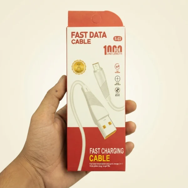 Fast Charging & Data Cable 1000mm Type-C or Micro USB