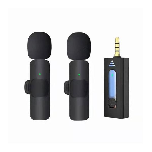 K35 Wireless Dual Microphone for Phone and Camera