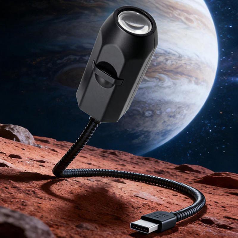 USB Moon Earth Starry Sky Projection Lamp with 3 Lenses
