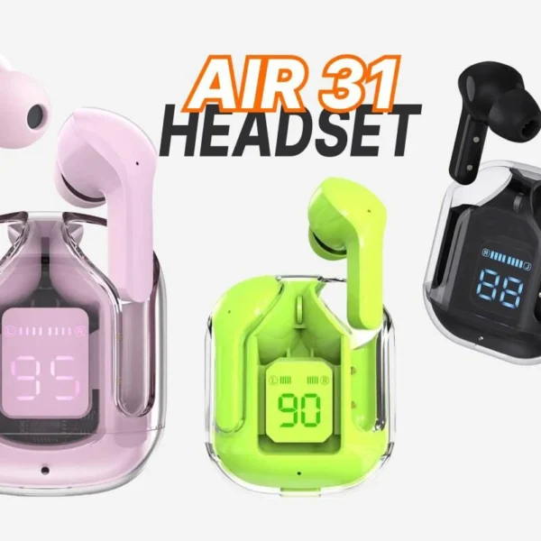 Air31 TWS Wireless Bluetooth Earbuds with Charging Case