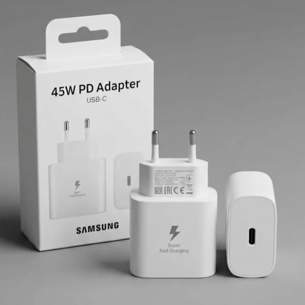 Samsung 45W Super Fast Charging Adapter with USB-C PD 3.0
