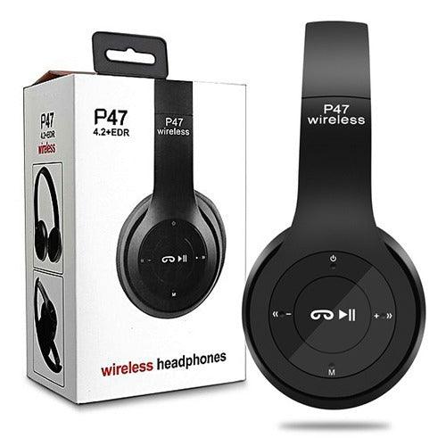 P47 Wireless Foldable Bluetooth Headset with Mic