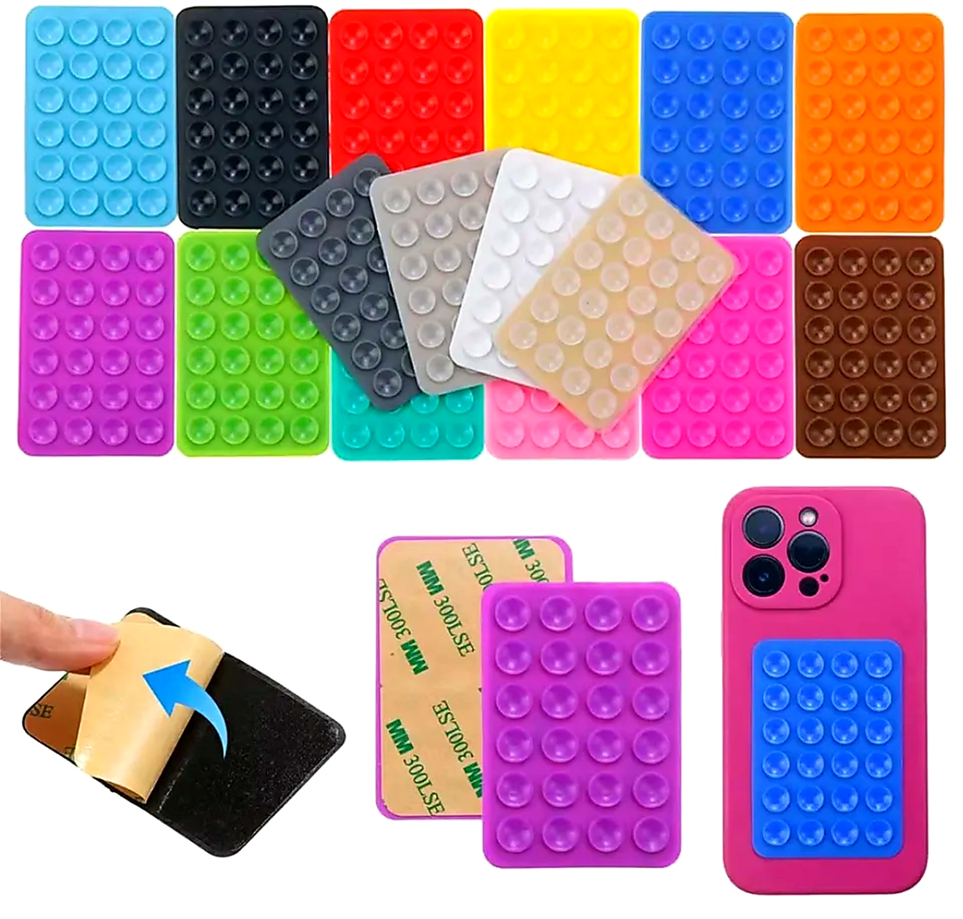 Silicone Suction Cup Phone Holder Strong Grip Mount