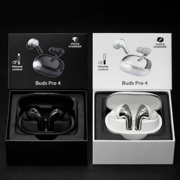 Buds Pro 4 Wireless Bluetooth Earbuds with Voice Control