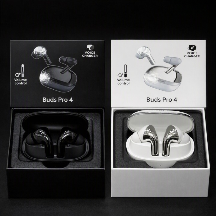 Buds Pro 4 Wireless Bluetooth Earbuds with Voice Control