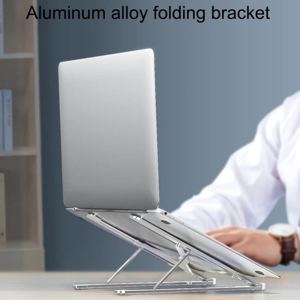 Speedx Foldable Adjustable Laptop Stand for 18-Inch Laptops