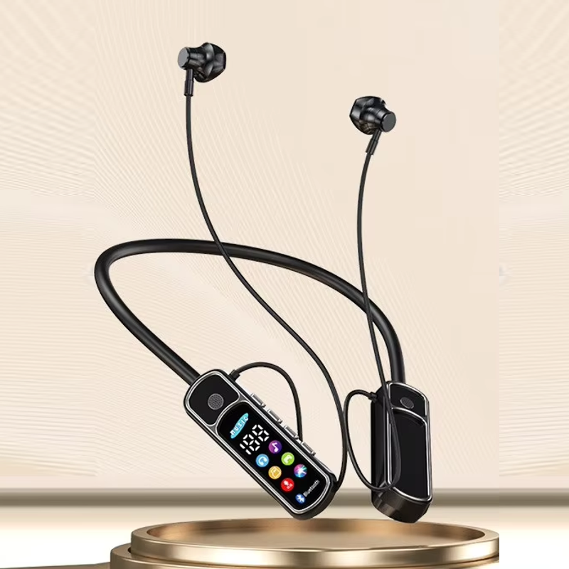 Bluetooth 5.4 Wireless Neckband Earphones with Voice Changer