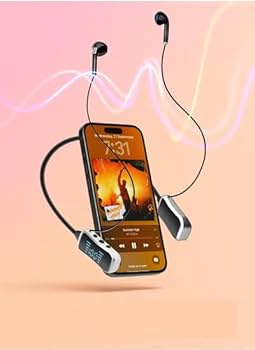 Bluetooth Headset with Digital Display and IPX4 Protection