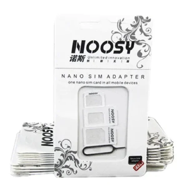 Noosy 4-In-1 SIM Card Adapter Kit for Mobile Connectivity