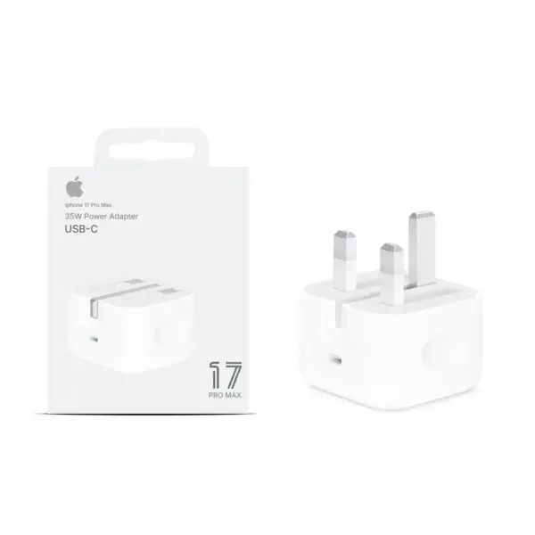 35W PD Charger with 3PIN UK Plug and Type-C Cable Options