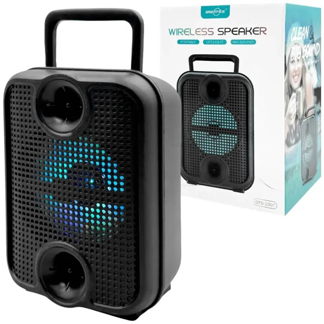 Wireless Bluetooth Speaker with Deep Bass & LED Control