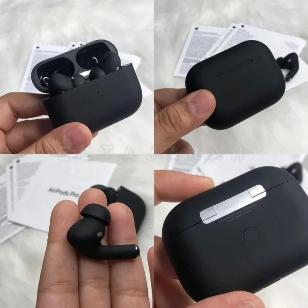 AirPods Pro 2nd Gen Wireless Earbuds Black Compact Design