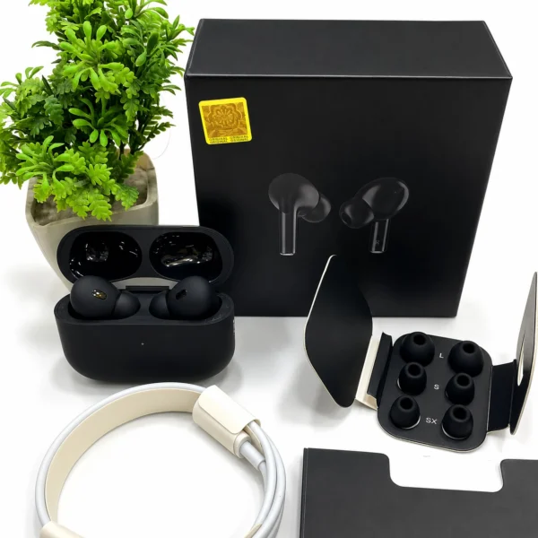 Original Black Pro 2 Wireless Earbuds with Accessories
