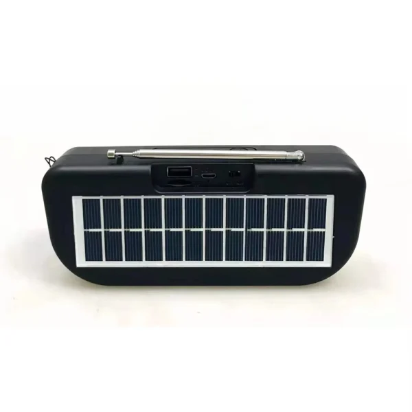 Portable Solar Rechargeable Radio with USB Charging