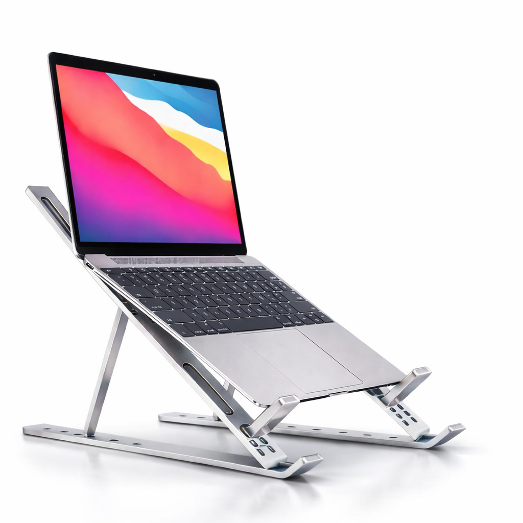 Premium Aluminum Foldable Adjustable Laptop Stand for 18 Inch